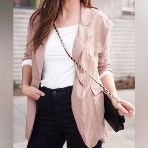 CJLA Manhattan Blazer in taupe